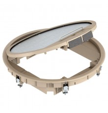 Лючок GESR9 SRU (универсальный) 12xModul45 (для 3xUT4, полиамид, бежевый)  7405520  OBO Bettermann