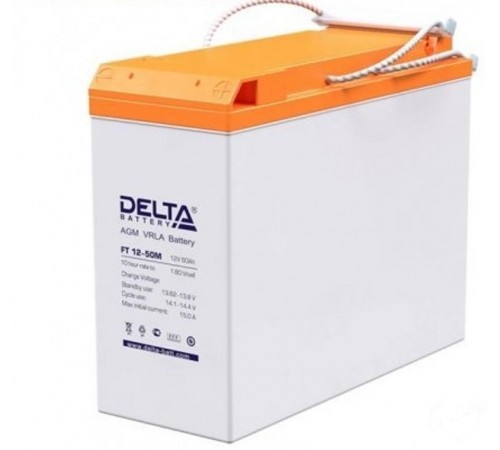 Акумуляторная батарея UPS серии FT 12-50 M 12В/50Ач  FT 12-50 M  DELTA