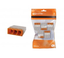 Строительно-монтажная клемма КБМ-2273-233 (2,5мм2) с пастой (5 шт/упак)  SQ0517-0122  TDM