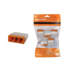 Строительно-монтажная клемма КБМ-2273-233 (2,5мм2) с пастой (5 шт/упак)  SQ0517-0122  TDM