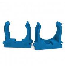 Крепеж-клипса для труб для монтажного пистолета синяя д32 (25шт/500шт уп/кор)  PR13.0146  Промрукав