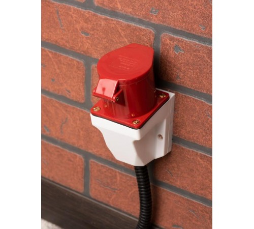 Розетка стационарная наружная 124 3Р+РЕ 32А 380В IP44 EKF PROxima  ps-124-32-380  EKF