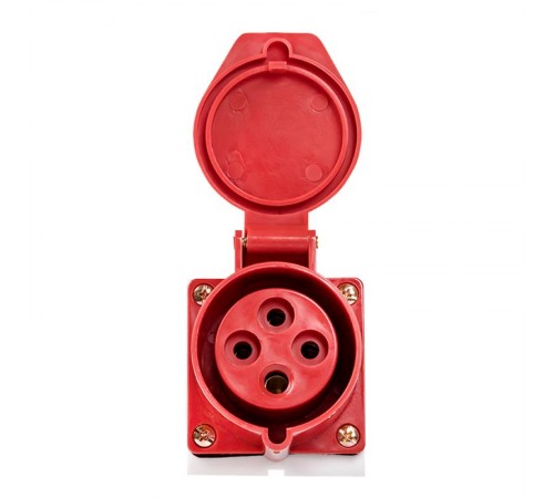 Розетка стационарная наружная 124 3Р+РЕ 32А 380В IP44 EKF PROxima  ps-124-32-380  EKF