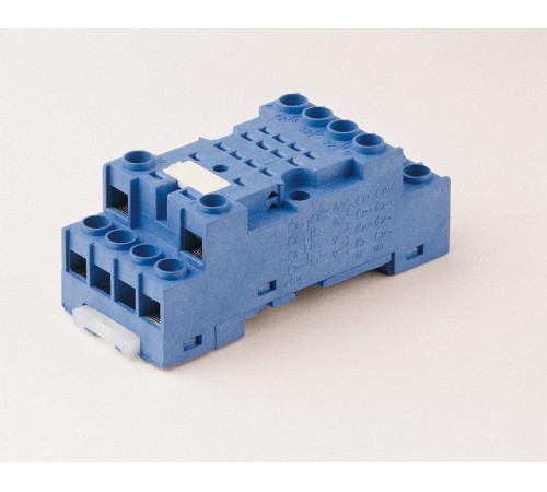 Розетка с винтовыми клеммами (под шайбу) для реле 55.33, таймера 85.03; применяются модули 99.01;  9473SMA  Finder