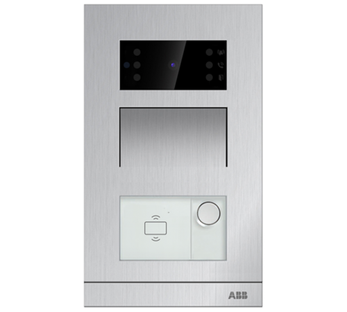 Станция вызова мини с одной клавишей, со считывателем ID  M21312P1-A  ABB