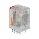 Одиночное реле, 4 перекидных контакта, 230 В AC, до 6 А  IR-230AC-4CO-D  DKC