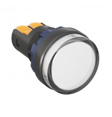 Сигнальный индикатор со встроенным диодом 220В,  белый  M22L-F220WPP  DKC