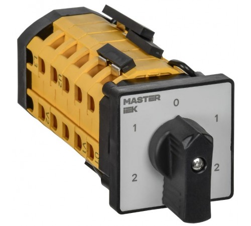 Переключатель кулачковый стандартная рукоятка 10А схема 23  MI-CS10-010-023  IEK
