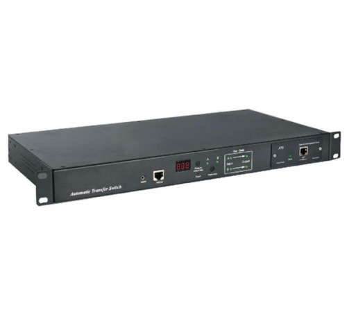 Блок розеток ATS-R-228H1622-Intelligent упр.ATS 19",с SNMP-интерф.д.IP-контр.,гор.,2U,12 роз.IEC320 C13,4роз.IEC320 C19,220V,32А  229119  Hyperline