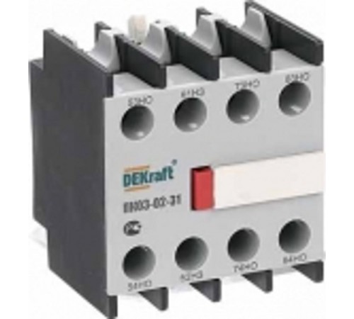 Приставка контактная доп.контакты 3НО+1НЗ ли  24106DEK  DEKraft