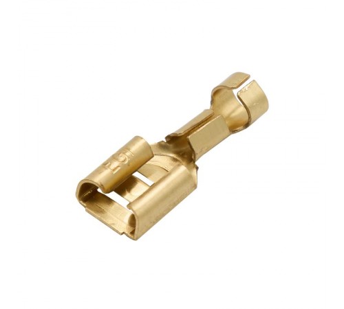 Наконечник плоский, (розетка), 1,5-2,5мм.кв. 6,3х0,8мм.  2B02L  DKC