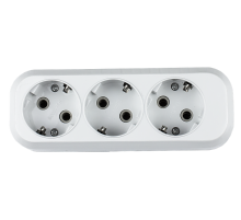 Колодка УЗ-3-GRAND трехместная с заземлением 5130  4690612000480  IN HOME