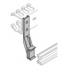 Держатель для перф.каб-канала (4шт), пластик  AD1009  ABB