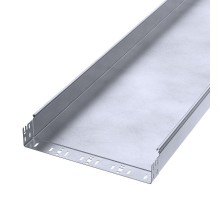 Лоток неперфорированный Профи INOX (AISI 316) 400х80x3000 (1,5 мм) (6 м/уп)  PR16.13630  Промрукав