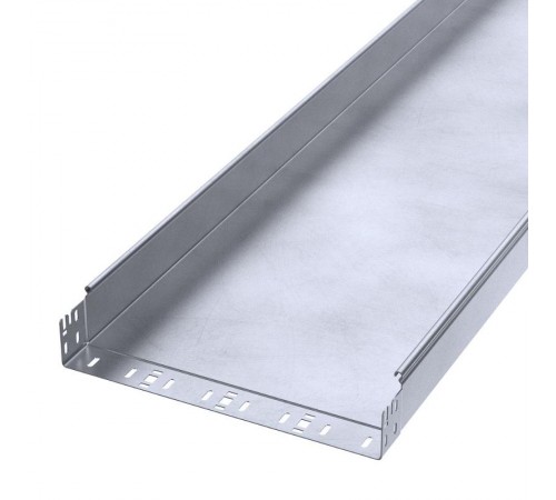 Лоток неперфорированный Профи INOX (AISI 316) 400х80x3000 (1,5 мм) (6 м/уп)  PR16.13630  Промрукав