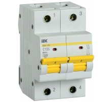 Выключатель автоматический двухполюсный ВА47-150 125А C 15кА KARAT  MVA50-2-125-C  IEK