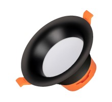 Светильник MS-BLIZZARD-BUILT-R115-10W Warm3000 (BK, 100 deg, 230V) ( IP20 Металл, 3 года)  036609  Arlight