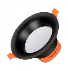 Светильник MS-BLIZZARD-BUILT-R115-10W Warm3000 (BK, 100 deg, 230V) ( IP20 Металл, 3 года)  036609  Arlight