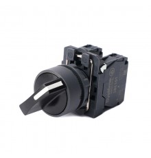 Переключатель SB5 в сборе модульный 22мм 2 позиции с возвратом 1НО  SB5AD41  SE