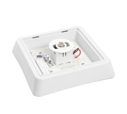 Светильник светодиодный накладной квадратный с ИК-датчиком , 10W, 800Lm, 4000K, в пластиковом корпусе, IP20, AL3023  41798  FERON