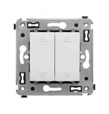 Инвертор двухклавишный в стену, "Avanti", "Белое облако"  4400124  DKC