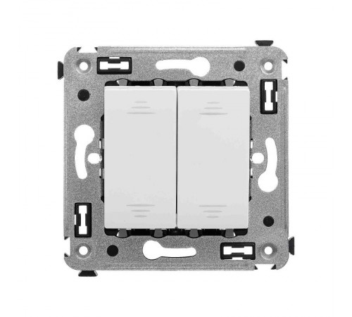 Инвертор двухклавишный в стену, "Avanti", "Белое облако"  4400124  DKC