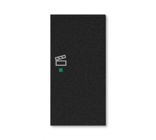 ABB Levit Антрацит Клавиша 2-ая правая с символом сцены free@home  6220H-A02203 63  2CHH622203A4063  ABB