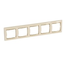 Valena Крем/Золото Рамка 5-ая горизонт.  774155  Legrand