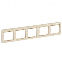 Valena Крем/Золото Рамка 5-ая горизонт.  774155  Legrand