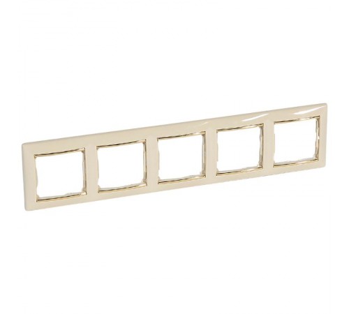 Valena Крем/Золото Рамка 5-ая горизонт.  774155  Legrand