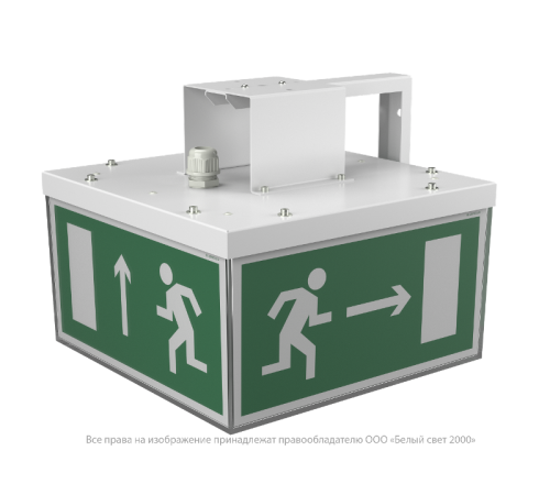 Световой указатель аварийного освещения BS-CUBE-71-S1-STABILAR2  a15407  Белый свет
