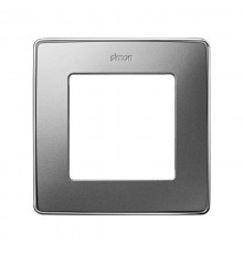 Simon 82 Рамка декоративная, 1 пост, Select, S82 Detail, алюминий-хром  8201610-093  Simon