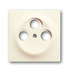 Накладка (центральная плата) для TV-R-SAT розетки, серия impuls, цвет слоновая кость  1753-0-0036   2CKA001753A0036  ABB