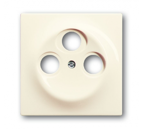 Накладка (центральная плата) для TV-R-SAT розетки, серия impuls, цвет слоновая кость  1753-0-0036   2CKA001753A0036  ABB