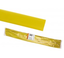 Термоусаживаемая трубка ТУТнг 30/15 желтая по 1м (25 м/упак)  SQ0518-0279  TDM