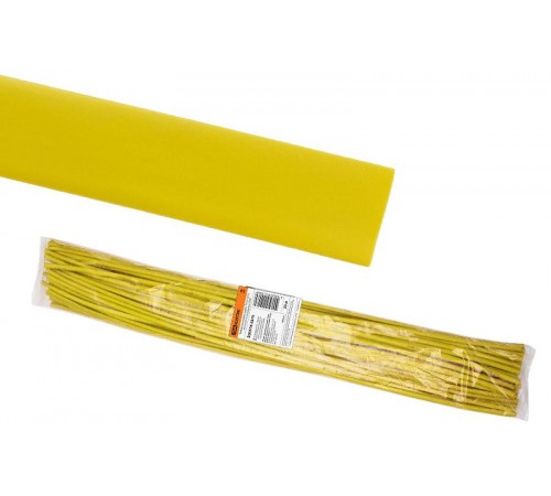 Термоусаживаемая трубка ТУТнг 30/15 желтая по 1м (25 м/упак)  SQ0518-0279  TDM