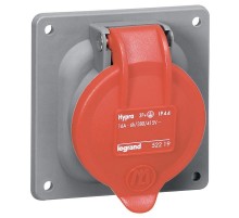 Встраиваемая розетка Hypra - IP 44 - 3К+З - 63 А - пластик  053823  Legrand