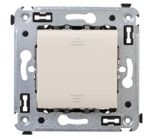 Инвертор (промежуточный переключатель) одноклавишный в стену, "Avanti", "Ванильная дымка"  4405123  DKC