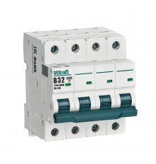 Выключатель автоматический четырехполюсный ВА-105 32А B 10кА  13144DEK  DEKraft