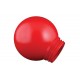 Рассеиватель Шар 150 пластик красный  1005550358  Элетех