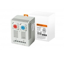 Термостат сдвоенный NO/NC (охлаждение/обогрев) 10/5A 230В от 0 до +60°C  SQ0832-0029  TDM