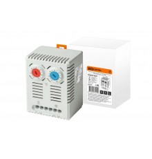 Термостат сдвоенный NO/NC (охлаждение/обогрев) 10/5A 230В от 0 до +60°C  SQ0832-0029  TDM