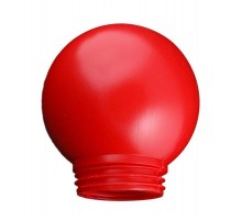 Рассеиватель Шар 150 пластик красный  1005550358  Элетех