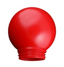 Рассеиватель Шар 150 пластик красный  1005550358  Элетех