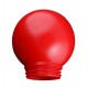 Рассеиватель Шар 150 пластик красный  1005550358  Элетех
