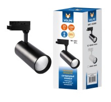 Светильник светодиодный трековый ULB-Q276 25W/3000К BLACK 2200 Лм 3000К черный  UL-00005940  Volpe