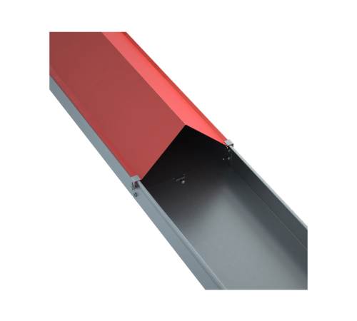 Крышка лотка двускатная 300х1,2 L2000 мм HD  KLZ300-1.2-2000 HD  КМ-Профиль