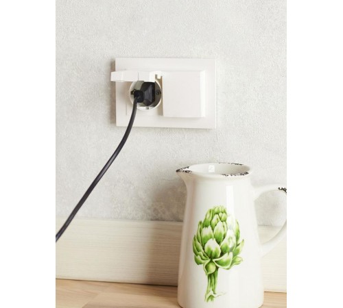 BRITE Розетка 2-ая с крышкой 16А в сб IP44 РСбш12-3-44-БрЖ жемчуг  BR-R26-16-44-K36-F  IEK