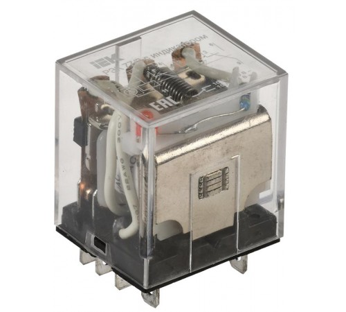 Реле РЭК77/3(LY3) с индикацией 10А 24В АC   RRP10-3-10-024A-LED  IEK
