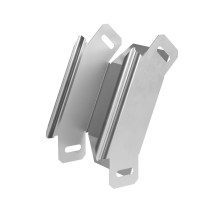 Угол вертикальный внешний 90 градусов Стандарт INOX (AISI 304) 150х50  PR16.2991  Промрукав